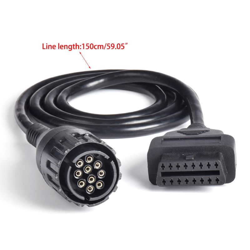 Adaptador de escáner de diagnóstico OBD para motocicletas BMW, Cable ICOM D de 10 a 16 Pines, OHP