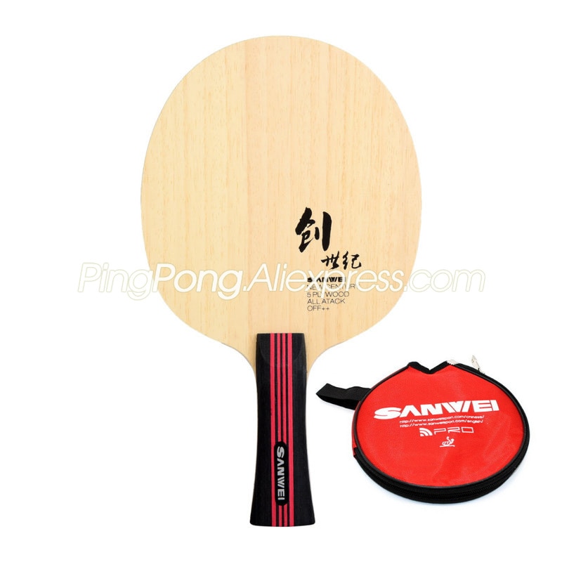 SANWEI Century Table Tennis Blade (5 Ply Wood, Allround) Racket Ping Pong Bat Paddle