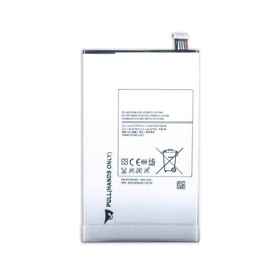 tavoletta Li-polimero Batteria per Samsung galassia scheda 8.4 S SM-T700 SM-T705 SM T700 T705 Batteria di Ricambio EB-BT705FBE 4900mAh