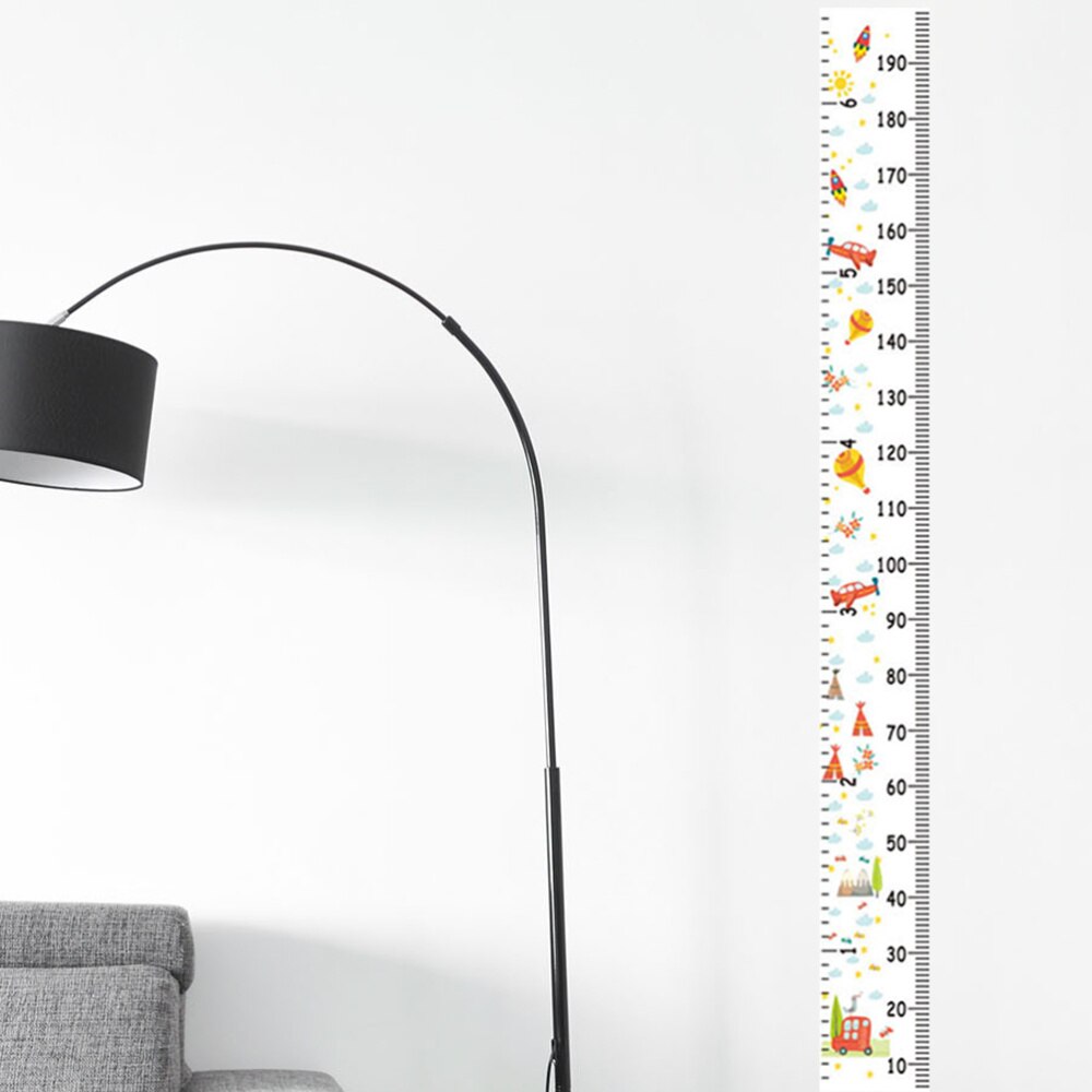 1pc praktiska vägglinjaler tillväxtdiagram för babytillväxt för lekrum, vardagsrum, hem