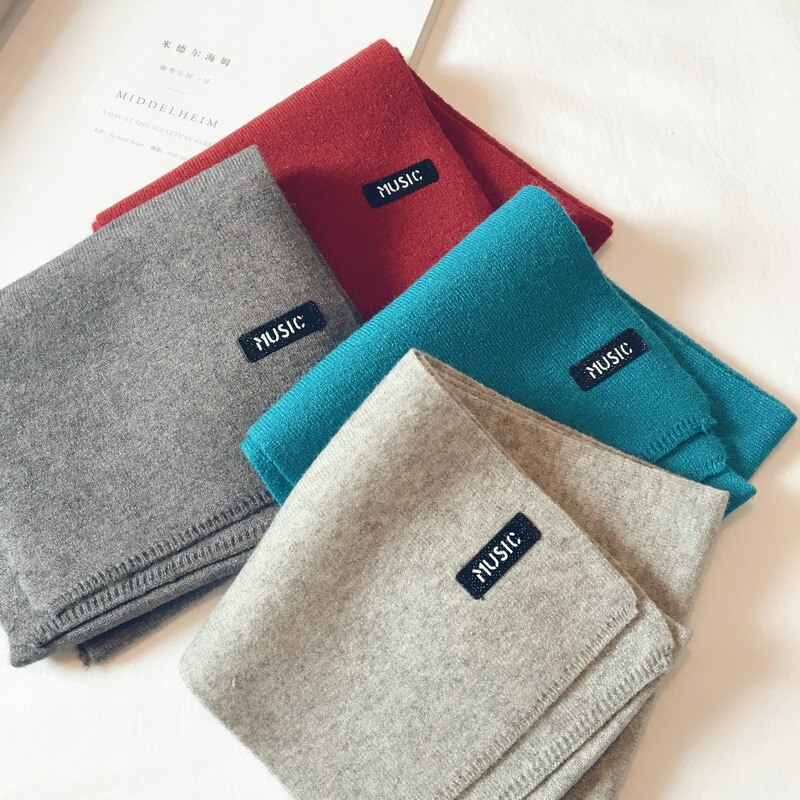 Versione coreana del nuovo bavaglino caldo per bambini in lana lavorata a maglia per bambini autunno e inverno