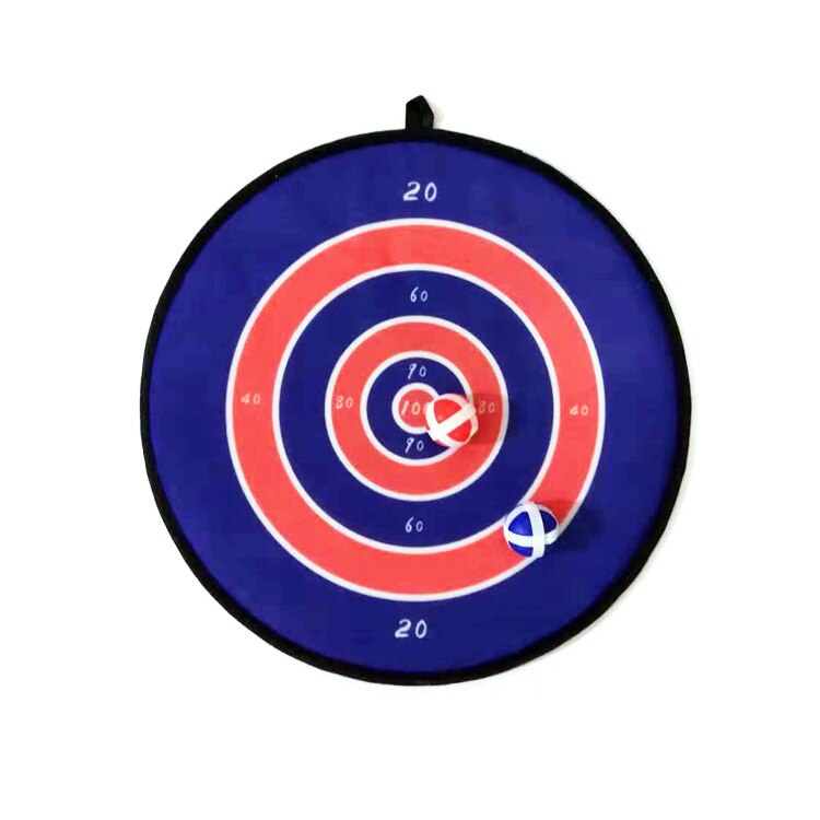 Funny Party Darts Games Stof Plaat Set Sport Dubbele Doel Dart Dartbord Boards Speelgoed Voor Kinderen Volwassen Cave Games Zachte papier: C with 2 balls