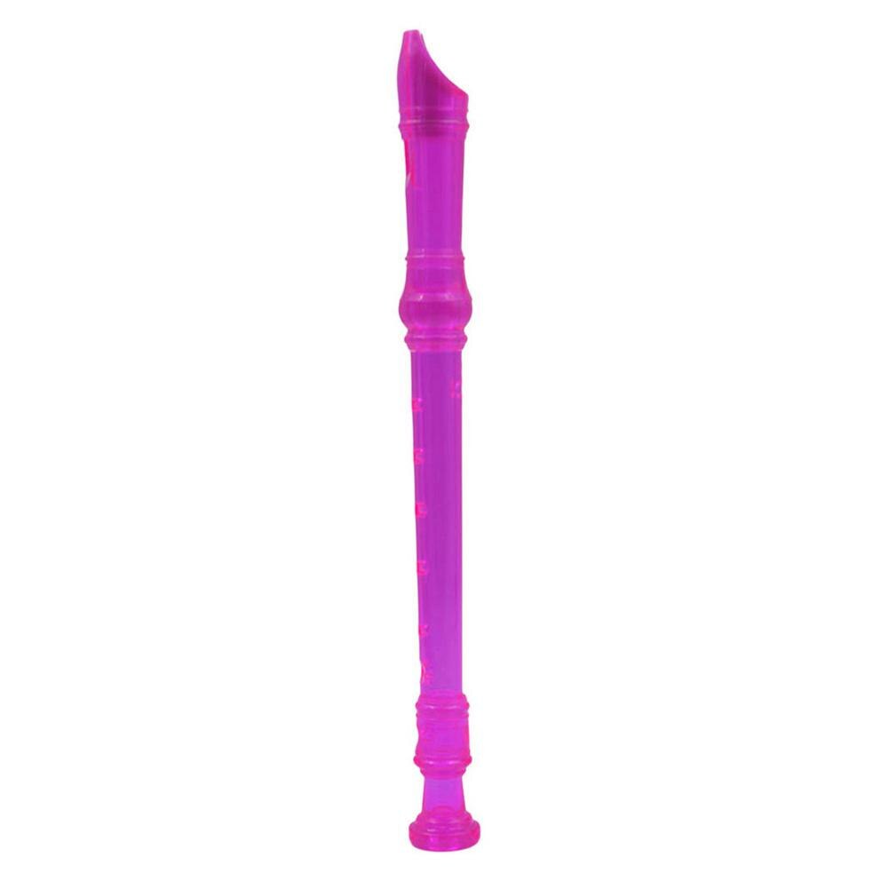 8 Gaten Lange Fluit Abs Plastic Musical Sopraan Recorder Fluiten Kids Educatief Instrument: purple
