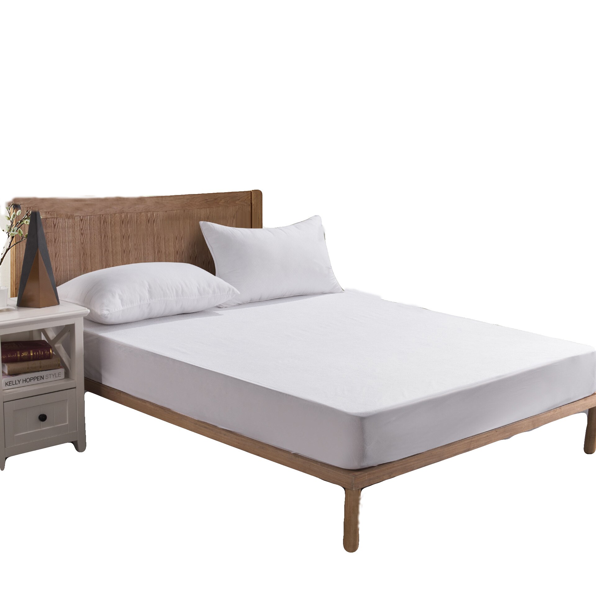 Waterproof Hypoallergenic Mattress Protector Against Dust Mites Bacteria Fitted Sheet Mattress Pad Top 90/150/180 Multiple Size: 140X200cmX30