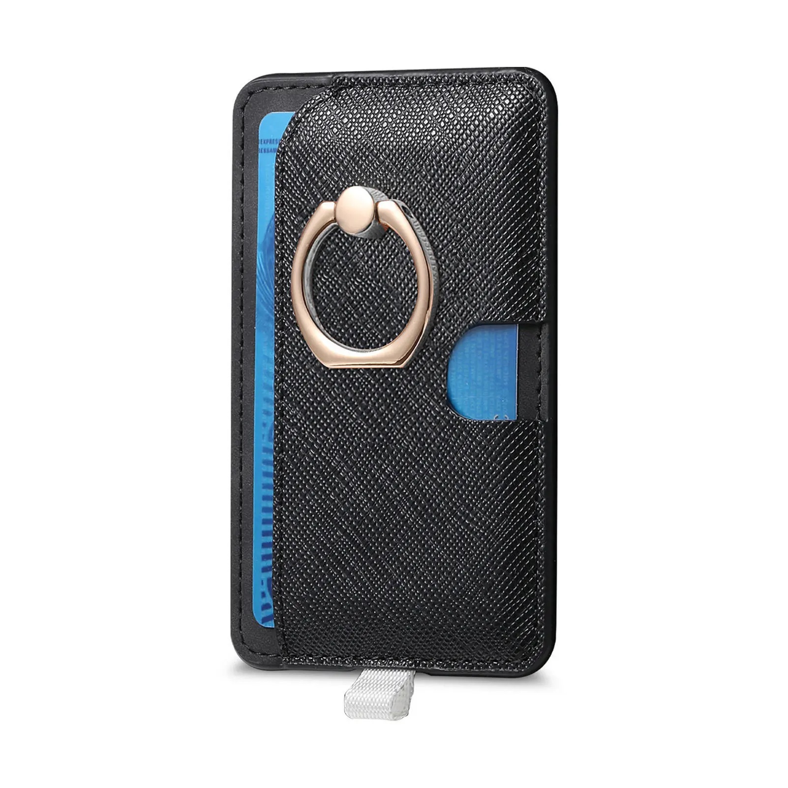 Magnetic Magsafe Card Holder Wallet Simple Ring Storage for Cards Credit Cards Debit Cards Easy Access: Red