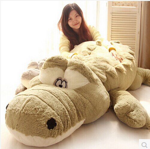 Product Lijst 200Cm Leuke Dier Grote Simulatie Krokodillenleer Knuffel Kussen Kussen Kinderspeelgoed Gewoon Huid: 160cm / green