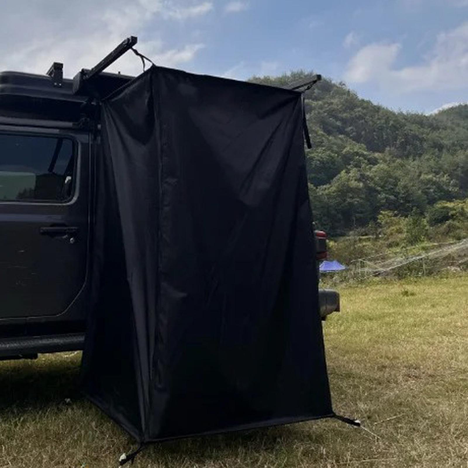 Utendørs dusjtelt til bil, campingvogn, privatlivsly, bærbart garderoberom, egnet til tilhenger, lastebil