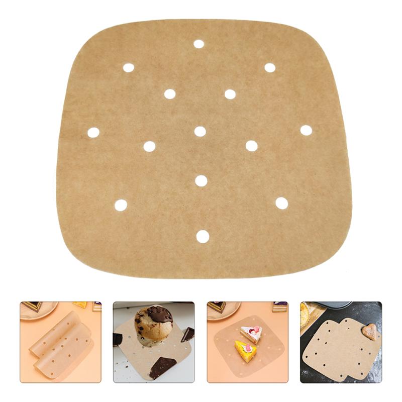 200Pcs Thuis Barbecue Papers Non Stick Bakken Papieren Stoomboot Papers Lucht Friteuse Bakken Papier Olie Absorptie Steamer Papier
