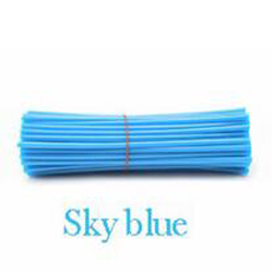 Couvre-rayons universels pour moto hors route, pour Dirt Bike, 72 pièces: Sky blue