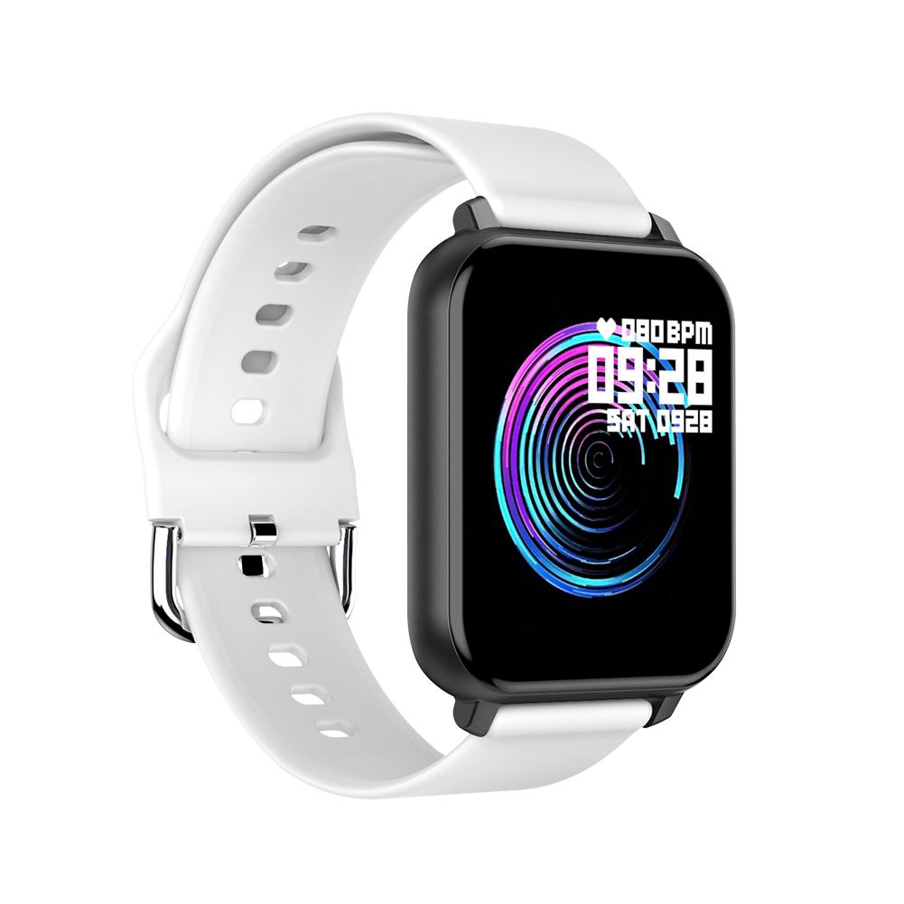 neue T82 Clever Uhr 1,55 Zoll voll berühren Bildschirm Sport Fitness Smartwatch Männer Frauen Herz Bewertung Blutdruck Uhr