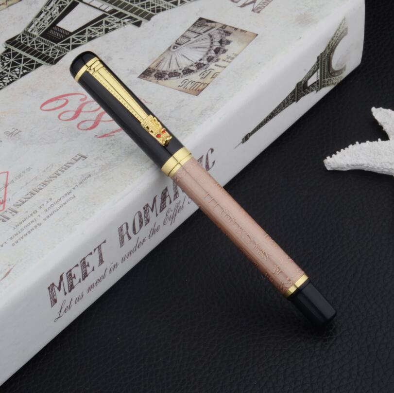 Brand Dragon Crystal Fountain Pen Luxury Metal Ink Pen Luoshi 598 Buy 2 Pens Send
