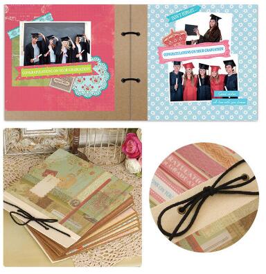 Eno Groet 4 Thema 'S DIY Bruiloft Fotoalbum Baby Scrapbook Album Gratuation Geheugen Album Kit