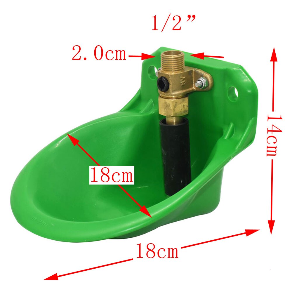 Cattle Copper Valve Automatic Water Bowl Sheep Pig Water Drinker Animals Drinking Tool Touch Big Poultry Farm Tools