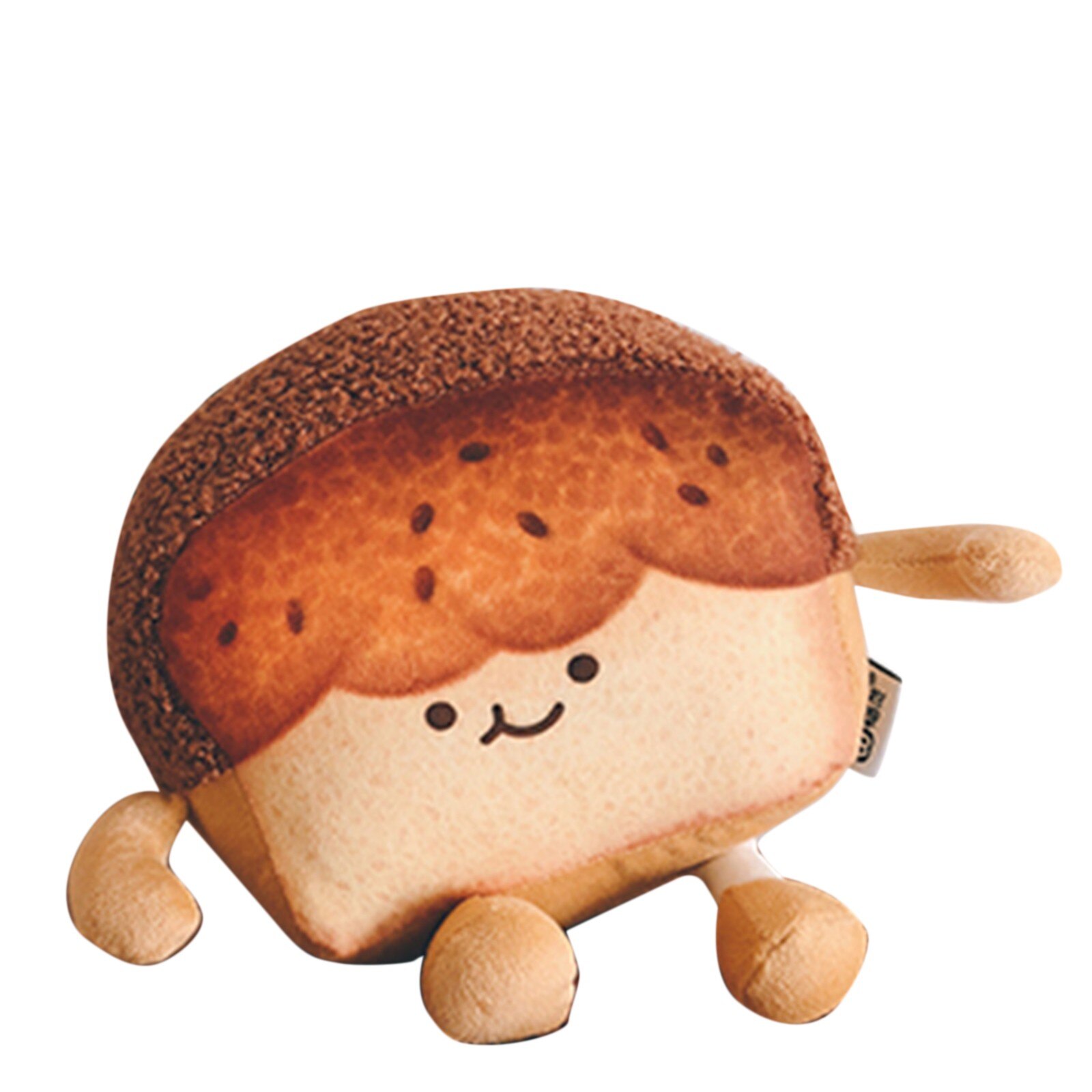 Oreiller en peluche pour pain grillé, jouet amusant, nourriture en peluche, Simulation de pain tranché, oreiller en peluche, décoration de chambre à coucher à la maison, # p4: I