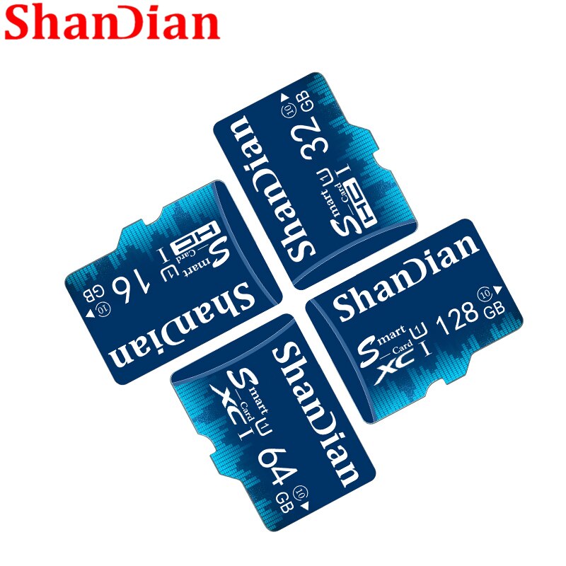 SHANDIAN-tarjeta SD sast clase 6, 8gb, 16gb, tarjeta TF, Mini tarjeta de memoria de alta velocidad, 32gb, tarjeta sd Smast, capacidad Real,