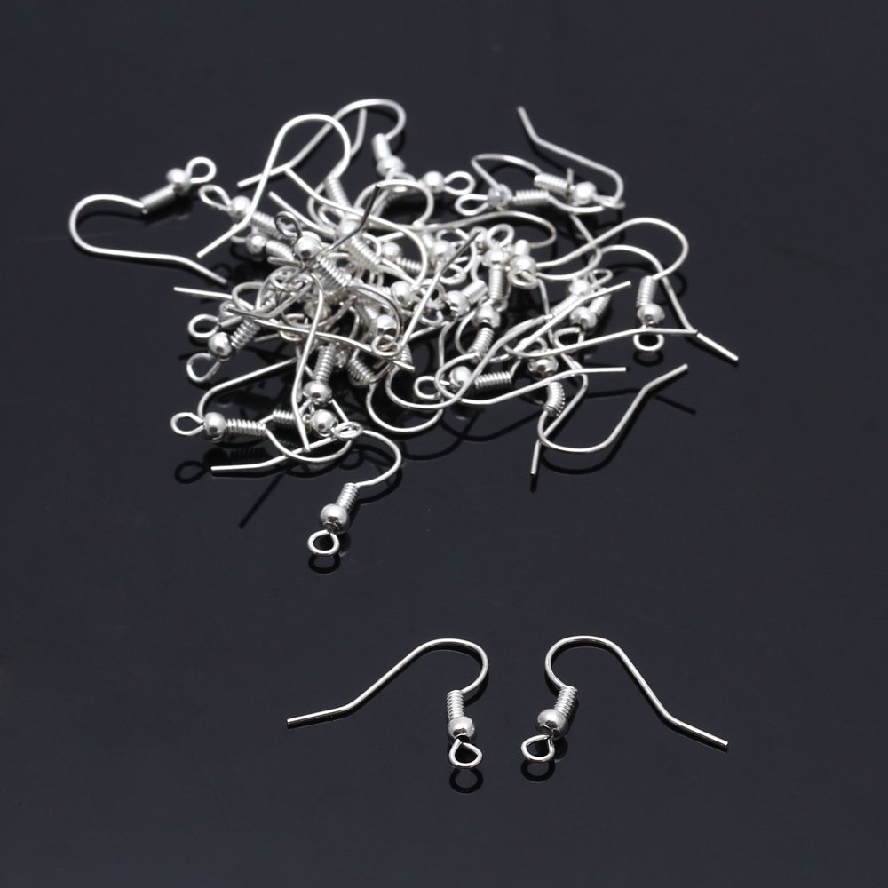 300pcs Alloy Earring Hooks Brackets Clamps