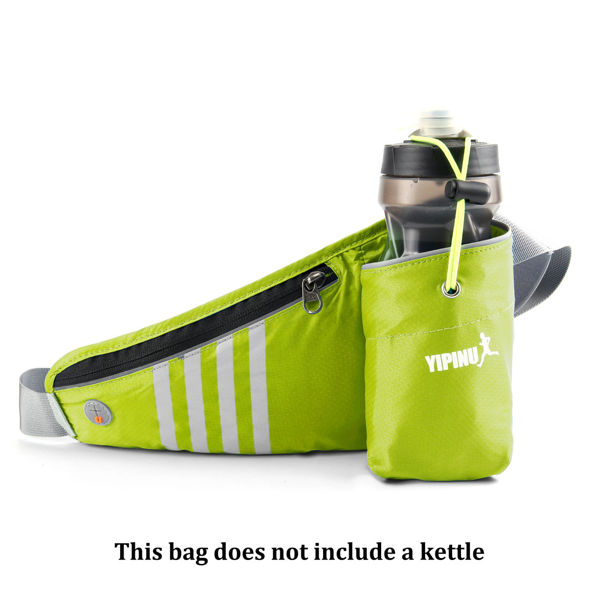 Running Tas Riem Pack Outdoor Marathon Water Fles Riem Pouch Jogging Fietsen Camping Wandelen Sport Mobiele Telefoon Zak: B green