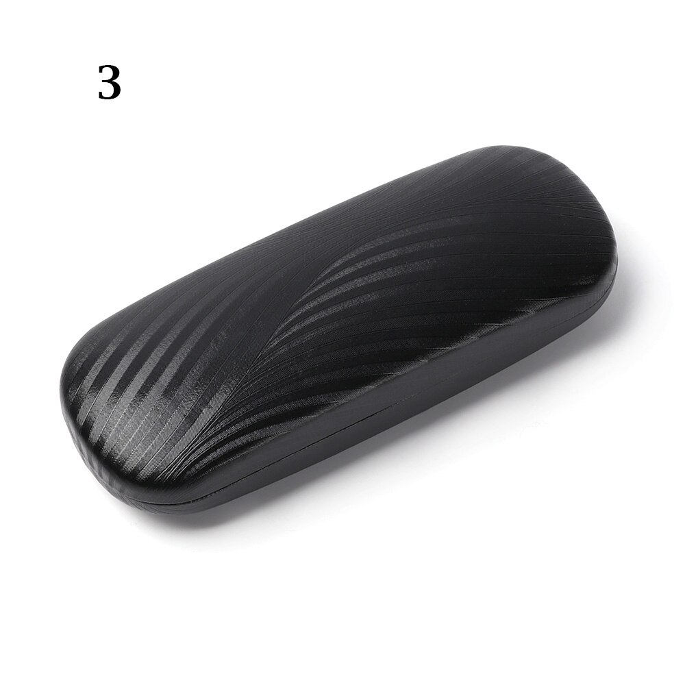 Unisex brilleæske brillebeskytter læsebrilleetui brilleetui solbriller hårdt stel pu perlemorsfarvet: A3