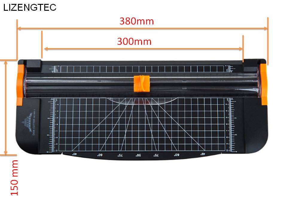 Freies LIZENGTEC A4 Neue Manuelle Papier Foto Schredder Trimmer Passenden laminierfolie