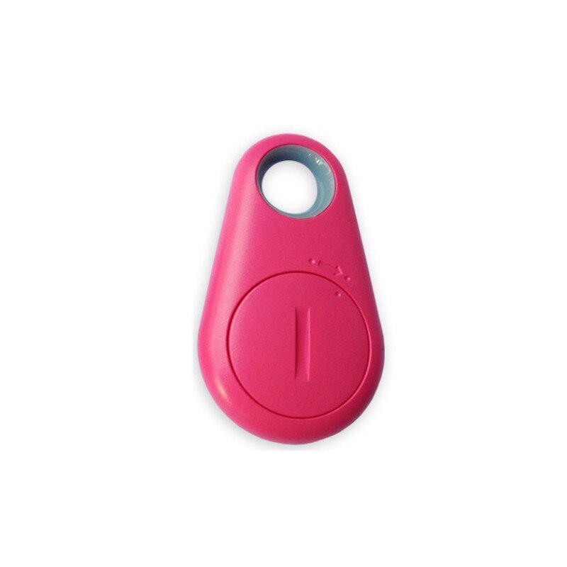 Portable Mini Anti-lost Remote Device Tracker Bluetooth Alarm Child Pet Wallet Bag Phone Finder Key Box Tracker For IOS Andriod: Red