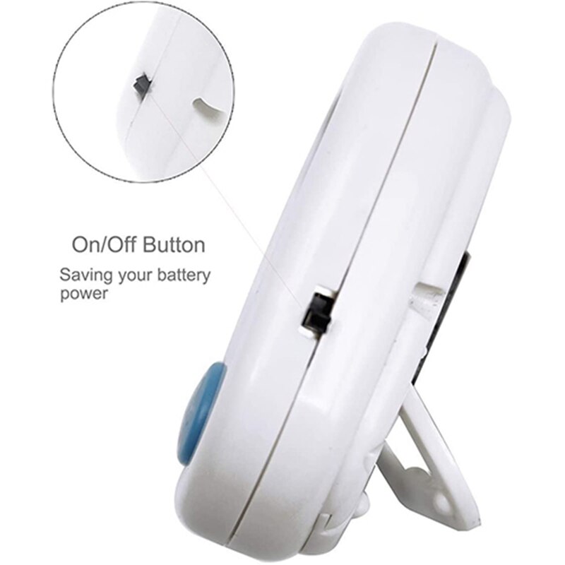 4 Pack Digital Kitchen Timer, Cooking Timers, Loud Alarm, Backing Stand, Minute Seconds Count Up Countdown