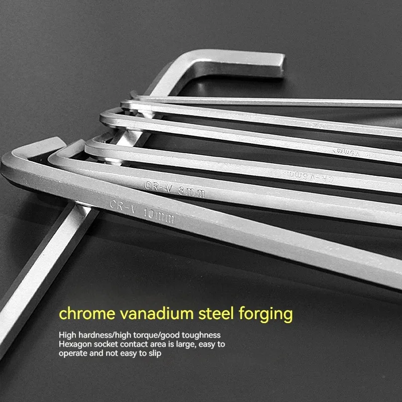 Juego de llaves hexagonales de destornillador de doble punta tipo L, llave Allen, bola plana hexagonal, cabeza de estrella Torx, juego de llaves, herramientas manuales, 9 Uds.