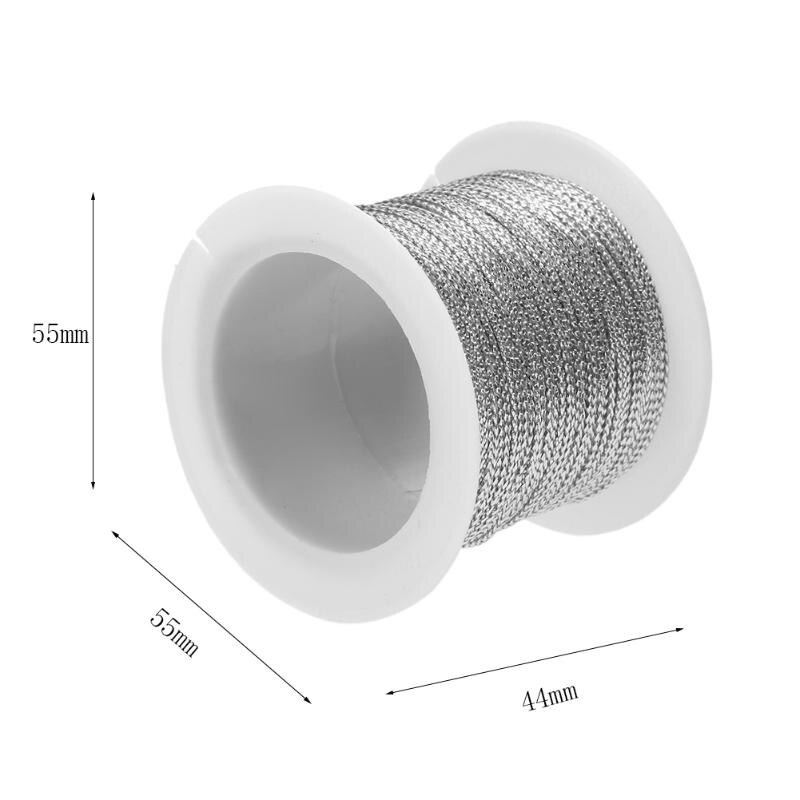 1mm nylon koorden, draadkoord, touw, kralenketting, shamballa-armband, kleding maken, 20m lengtes plastic touwband