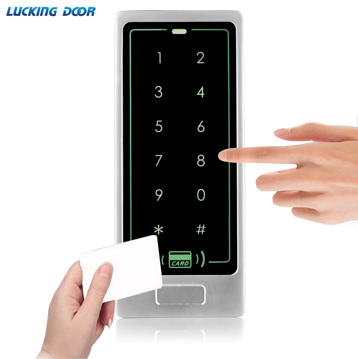 LUCKING DOOR Waterproof Touch Metal 125khz RFID Ac... – Vicedeal