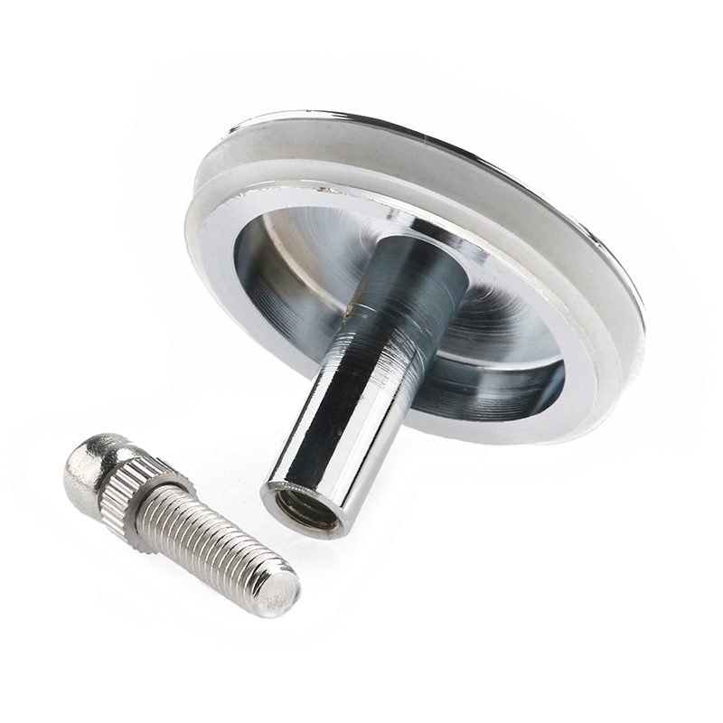Chrome Bathtub Basin Drain Stopper Plug Bathroom Bath Plug Bathtub Drain Silver-ABFP
