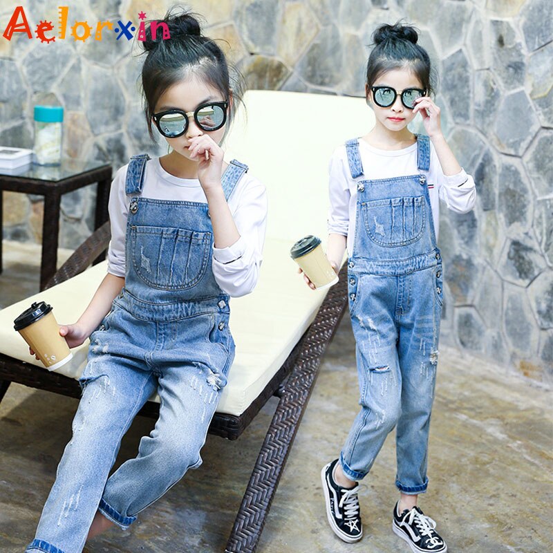 Monos vaqueros para niña, pantalones vaqueros, ropa para niño, Mono para niña, pantalones para niña 6 8 9 10 15 años