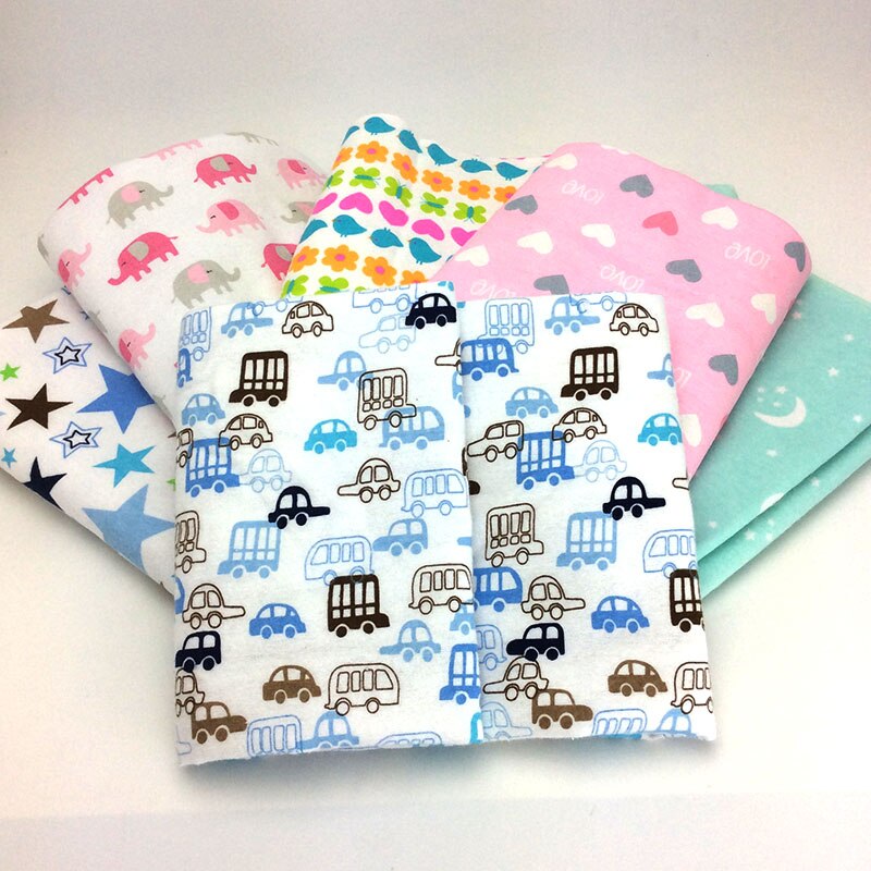 Sábanas de franela de algodón con estampado de dibujos animados para cama de bebé, juego de cama para bebé, sábanas de cuna para niños y niñas 100x76 cm