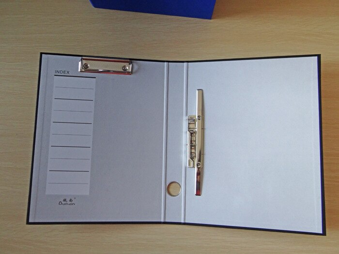 Office Business Folder A4 Paper Double Powerful Clip File Cabinets Folder Desktop Storage Folder School Office Stationery