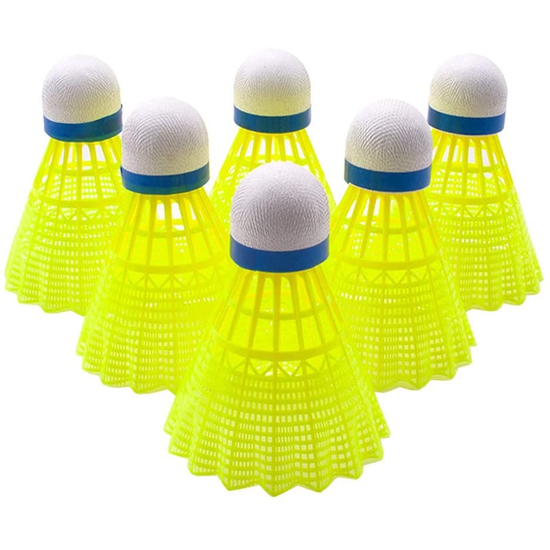 YXTC Nylon Badminton dauerhaft Federbälle Badminton Vögelchen Bälle für freundlicher Erwachsene drinnen draussen Sport Aktivitäzehn Anfänger