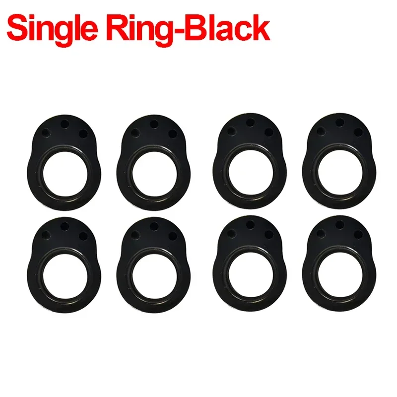 1/10 Stuks Siliconen Deur Stopt Schokbestendig Deurklink Buffer Muur Bescherming Deurknop Bumper Meubels Beschermd Crash Pads ringen: XL / Zilver