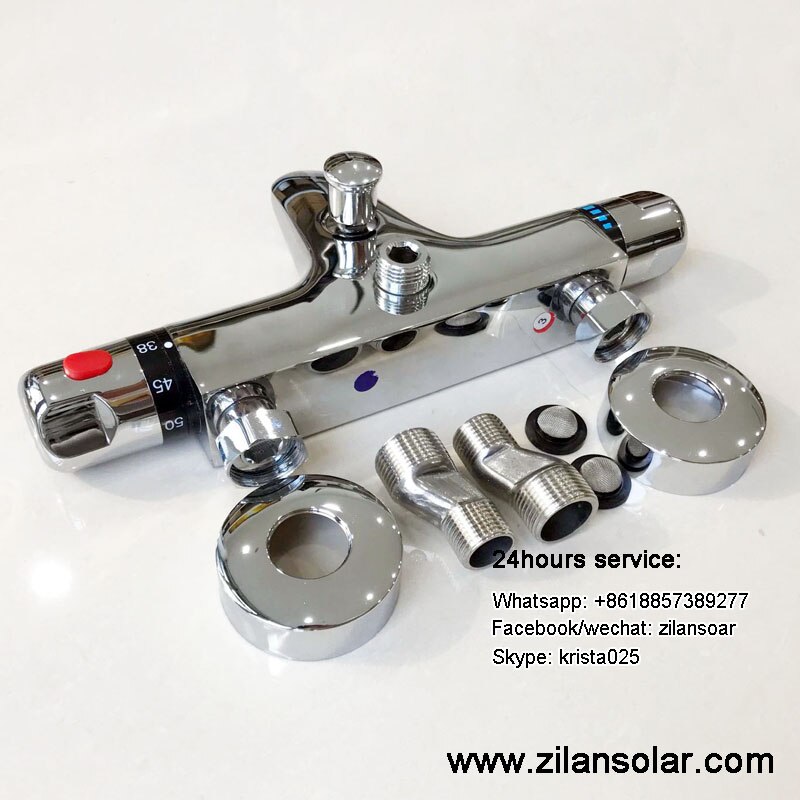 Thermostatic shower mixing valve