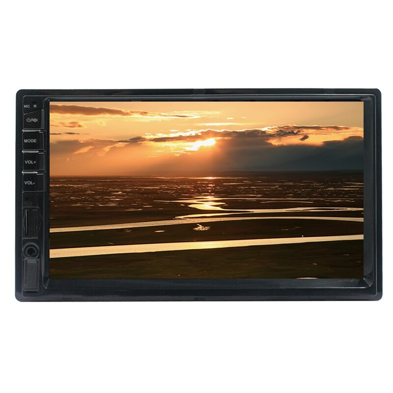 2 din bil multimediaspelare bilradio bluetooth mirrorlink hd press radio  mp5 spelare usb aux o stereo 7082