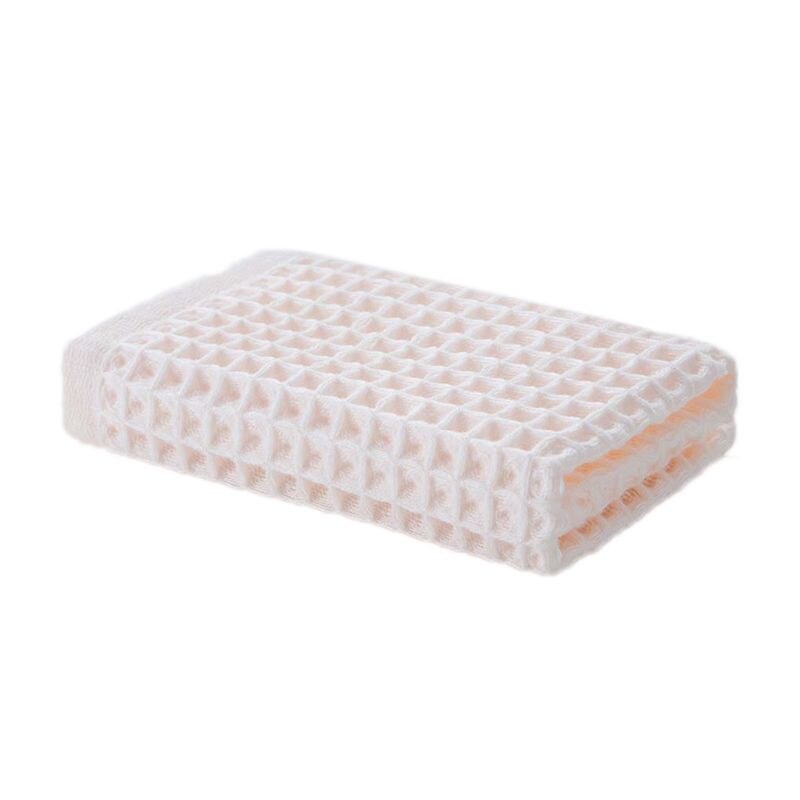 Soft Cotton Waffle Face Towels Home Textile for Adult Soft Absorbent Household Bathroom Towel Toiletries Household: B