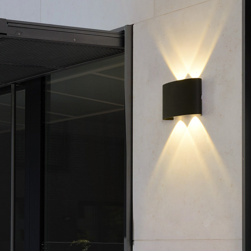 LED op en neer verlichte wandlamp waterdichte binnenwandlamp slaapkamer woonkamer gang binnen- en buitenverlichting