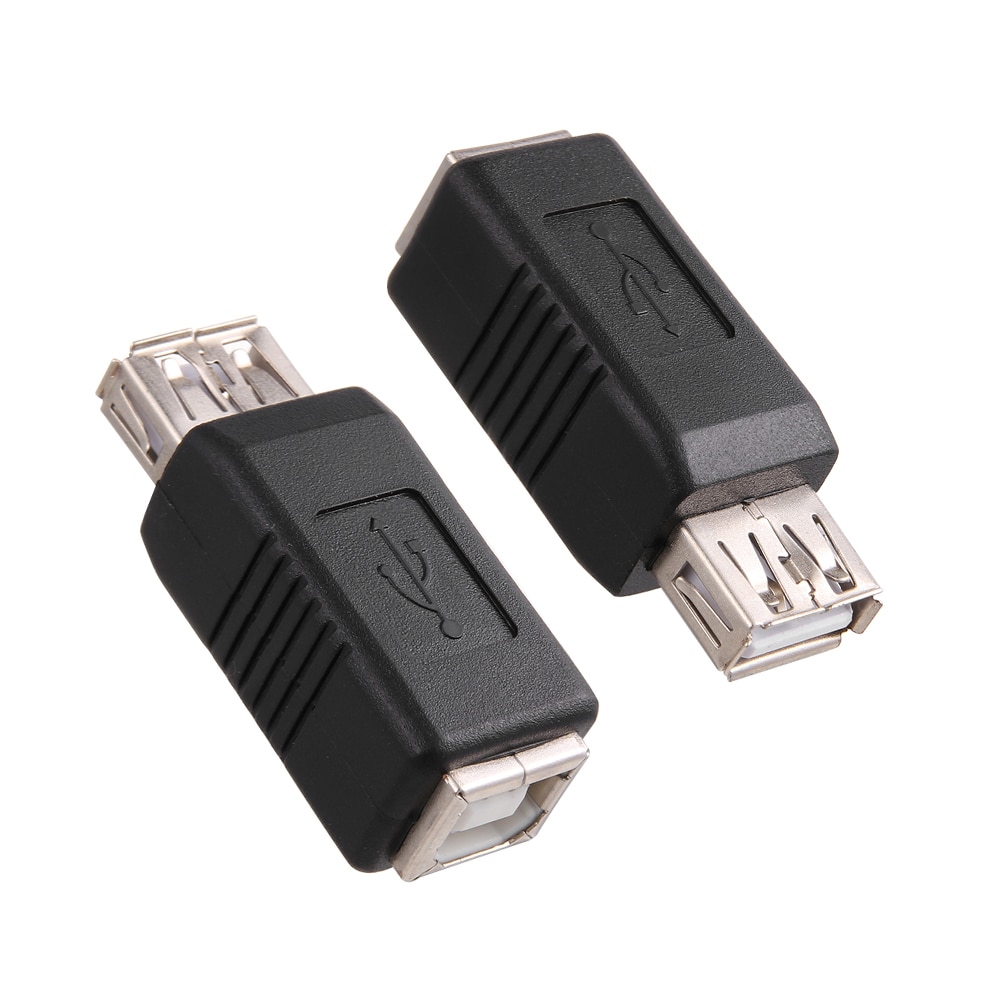 Neue Kommende USB 2,0 Typ A Buchse Auf Typ B Stecker Drucker Scanner Adapter Konverter Stecker Nickel-Überzogene Adapter elektronik