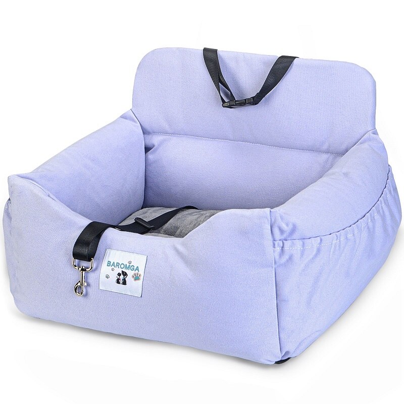 Coche perrera coche interior doble uso perrera perro perrera con lecho de perro puede ser desmontado para coche co conductor de viaje: 1