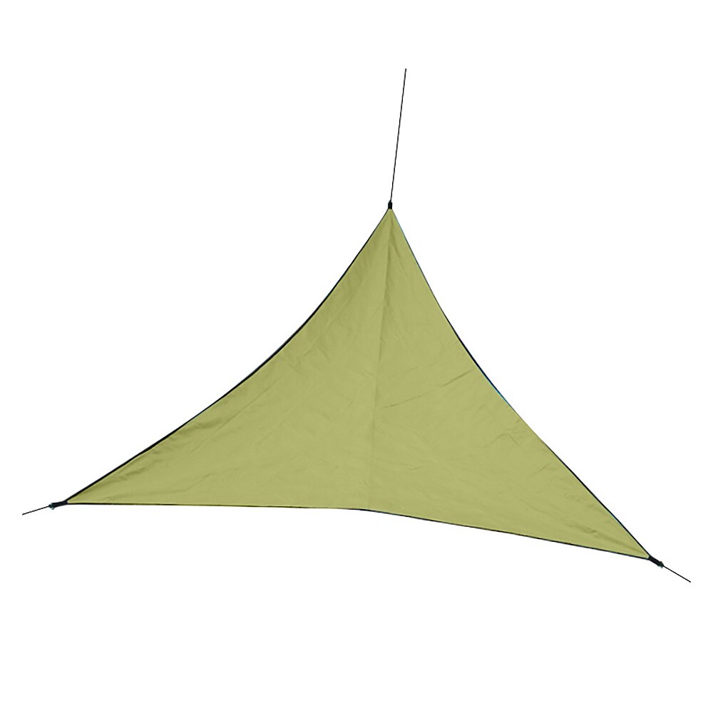 Toldo 4M refugio sombrilla Patio piscina Camping toldo parasol vela triángulo toldo triángulo playa sombra tela UV resistente sombra vela: Green