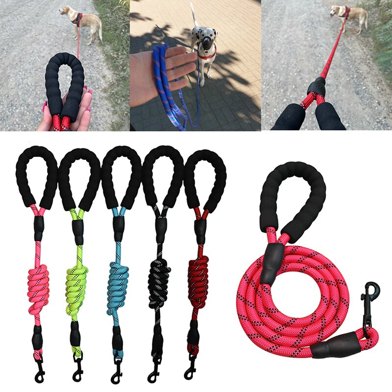 Corde de Traction en Nylon pour chien, laisse, sangle de rappel, longue ligne de plomb pour animaux de compagnie, idéale pour enseigner le Camping en arrière-cour