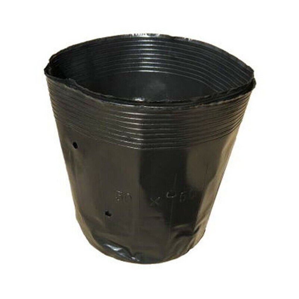 100Pcs Black Plant Potten Kwekerij Zaaien Potten Thuis Tuin Kwekerij Potten Kasplant Nursery Bloem Planten Zaailing Groeien Pot