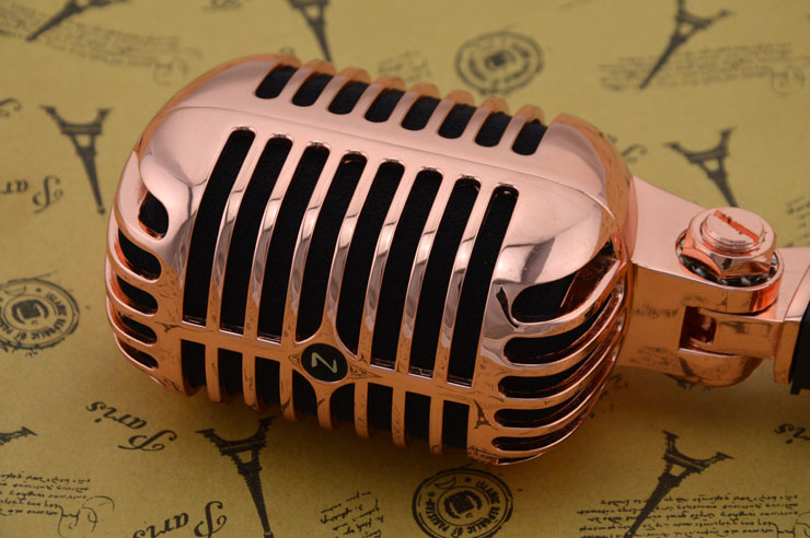 Wired Vintage Classic Microphone Top Dynamic Moving Coil Mike Deluxe Metal Vocal Old Style Ktv Mic Z6 mike