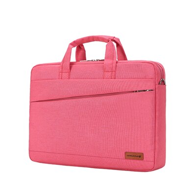 Kissyenia maletín impermeable para ordenador portátil para hombres y mujeres 13 14 15 pulgadas bolso de la computadora de negocios funda de portátil de viaje de vuelo bolsa de hombro KS1251: Pink-13inch