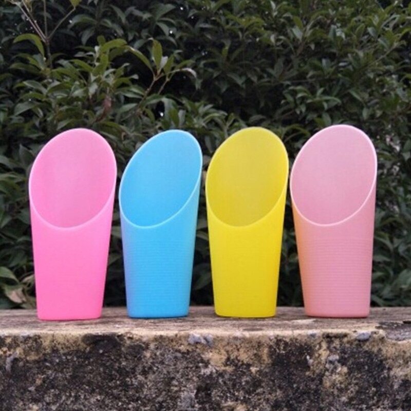 Mini pá de plástico para cultivo em vasos, mini pá cilindro para plantio de solo e plantas, ferramenta de jardinagem