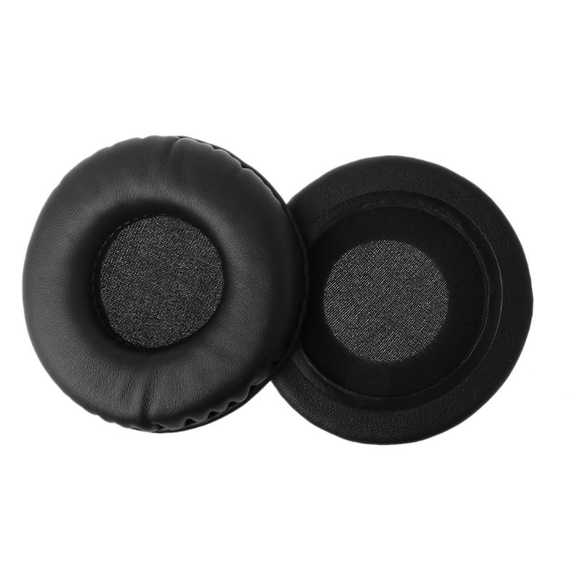 Een Paar Zwarte Vervanging Oorkussens Kussens Voor Sony MDR-V55 Mdr V500 V500DJ V55 MDR-7502 Hoofdtelefoon (80Mm)