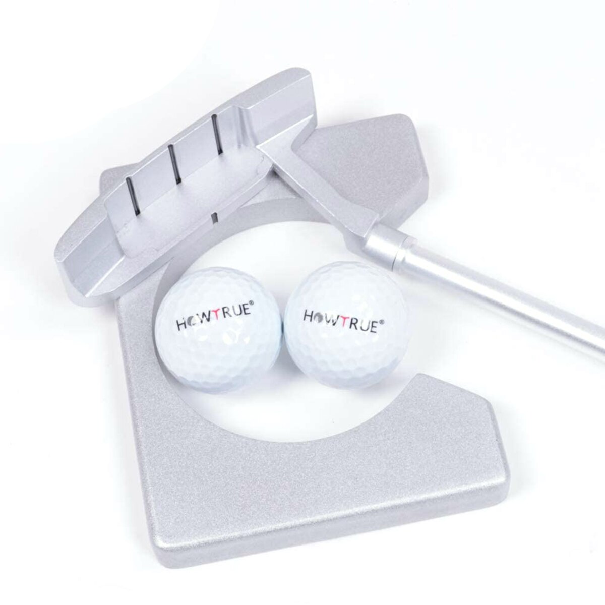 Golf Putter Set Balls Training Practice 3-section Right Handed Portable Indoor Outdoor Golf Tools