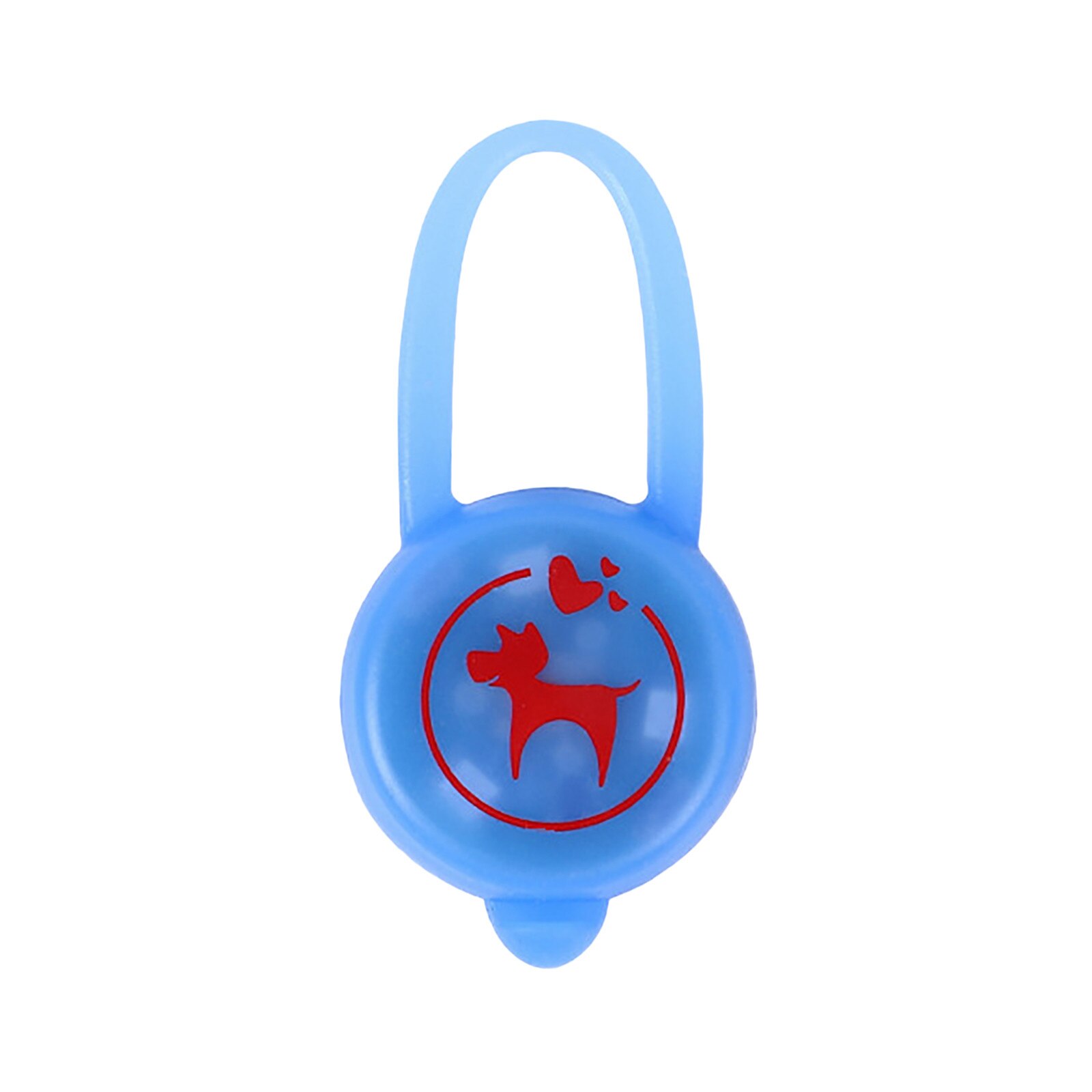 Collar de silicona para perro, luz Led nocturna, resistente al agua, arnés estroboscópico de seguridad para mascotas, luces para caminar: BU