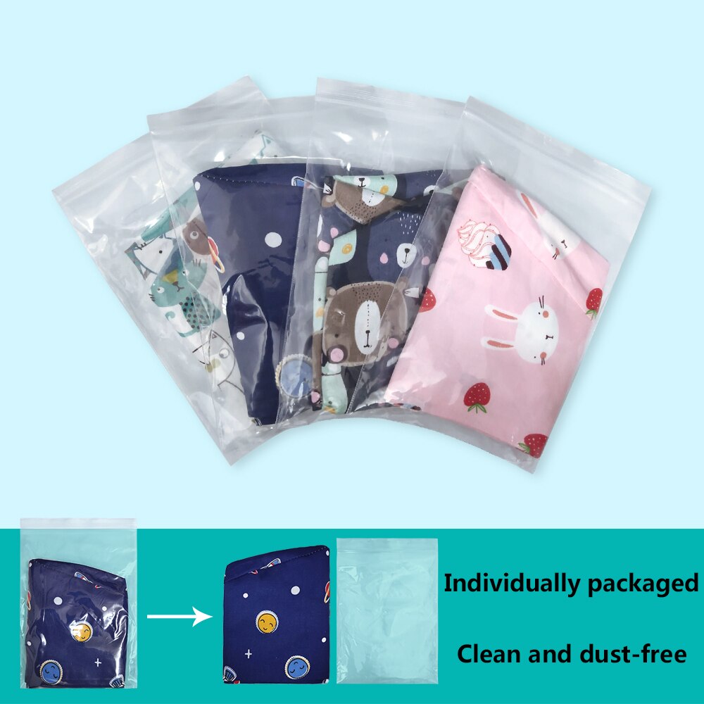 Cartoon Printed Women Scrub Caps Pattern Restaurant Kitchen Working Hats 100% Cotton Beautician Cooking Chef Puffy Cap